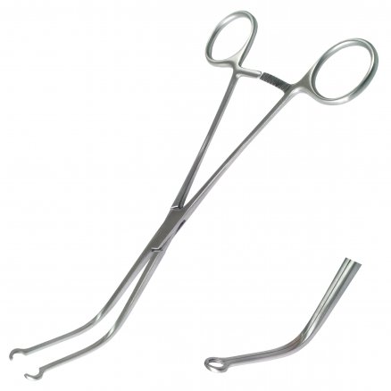 Затискач по JAVID атравматичний, кровоспинний, для шунтування сонної артерії. Довжина 19,0 см